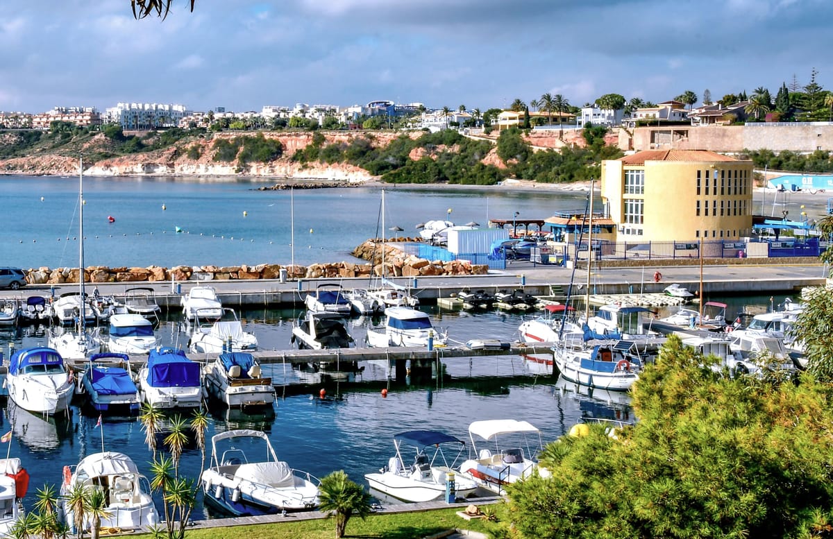 Marinaen i Campoamor på Orihuela Costa